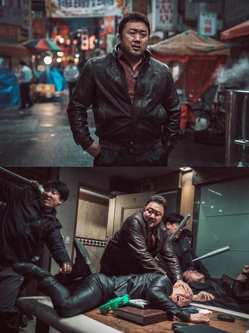 韩国电影振兴委员会16日发布的数据显示,本土动作片《犯罪都市》周末