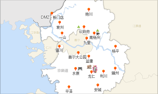 京畿道地图