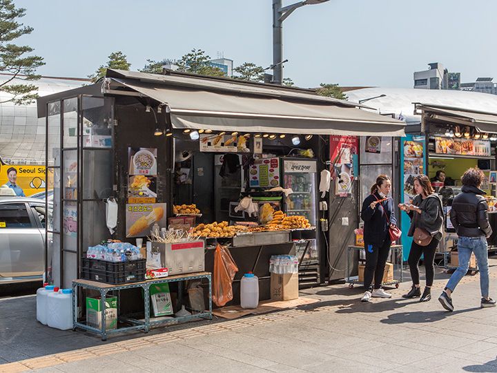 街头小吃摊 韩国美食 韩国旅游网 韩巢网