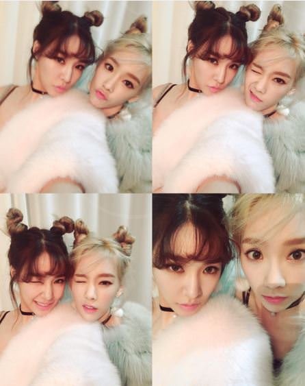 Tiffany-泰妍公开可爱自拍