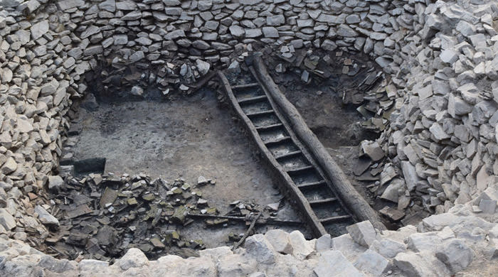 1400年前的百济梯子