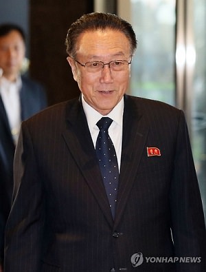 资料图片：朝鲜劳动党中央书记兼统一战线部部长金养建（韩联社）