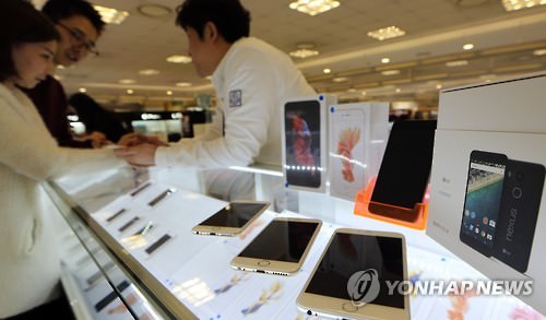 韩智能手机格局起变 中国手机受欢迎