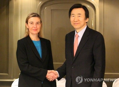 韩外长会见欧盟代表就制裁朝鲜达共识