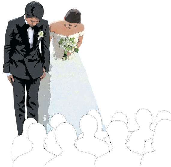“孤独婚礼”恐惧症，婚礼代招宾客