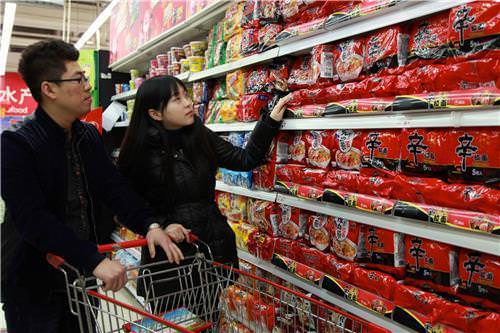 韩国方便面热销海外