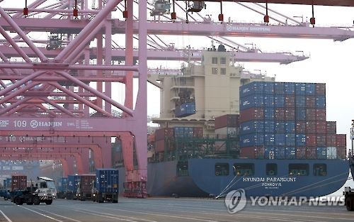 韩10月进出口额均下滑