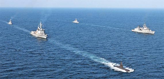 韩国举行军演应对朝鲜潜水艇威胁