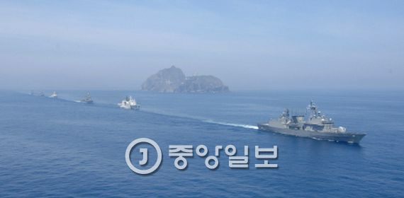 韩海军和海警于下周进行独岛防御军演