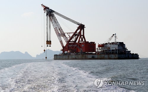 “世越”号首次打捞拟于4月5日进行