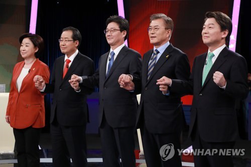 韩大选二辩五人就朝核与萨德问题展开舌战