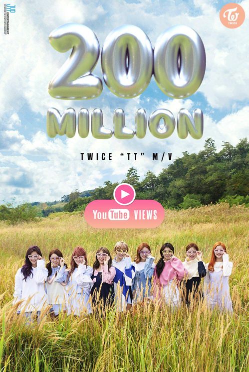 TWICE《TT》YouTube点击量破2亿