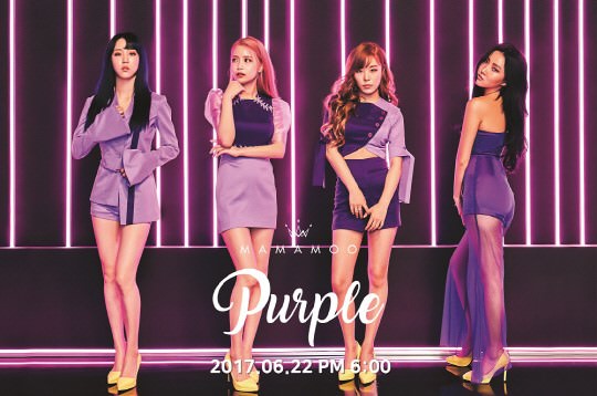 MAMAMOO拟于22日携全新专辑《Purple》回归