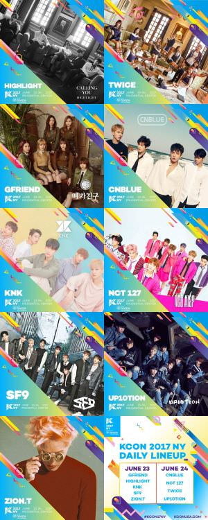TWICE与CNBLUE将登纽约KCON舞台演出