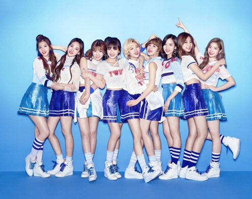 女团TWICE（韩联社/JYP娱乐提供）