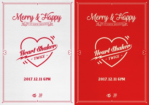 女团TWICE将推重装版圣诞特辑《Merry & Happy》