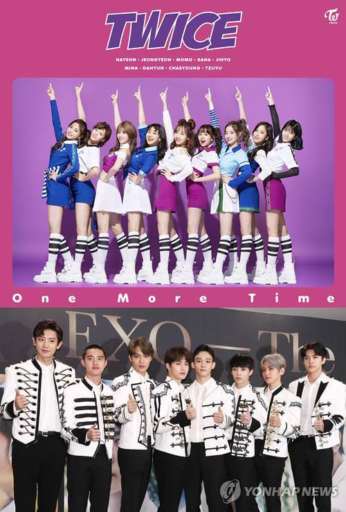 TWICE和EXO登顶日本音乐榜单