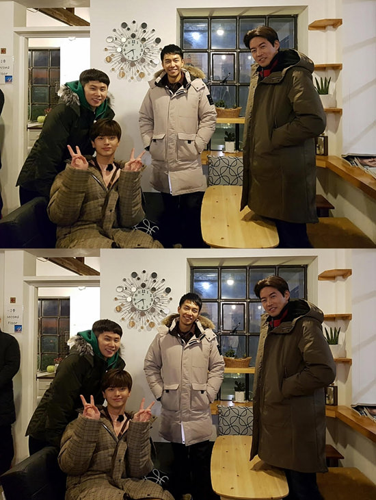 SBS《执事部一体》四人合照曝光