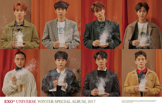 EXO今日发行冬季特别专辑《Universe》