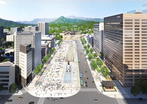 首尔光化门广场扩建 2021年竣工