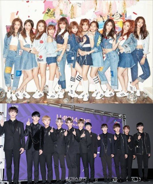 I.O.I与Wanna One出演
