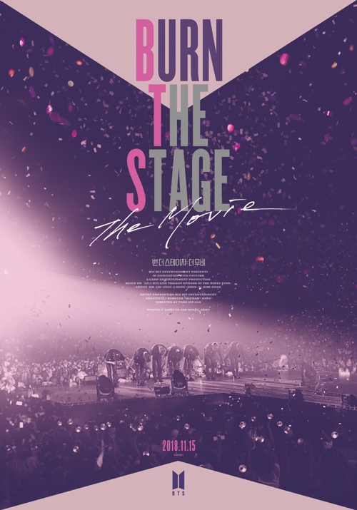BTS纪录片《BURN THE STAGE: THE MOVIE》海报（Big Hit娱乐供图）