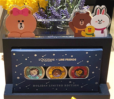 欧舒丹X LINE FRIENDS 圣诞限定润肤霜