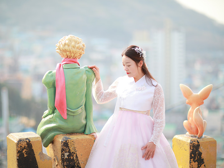 Hanbok  Cultural Experience in Busan Gamcheon Viliage