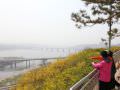 可以欣赏到汉江之景