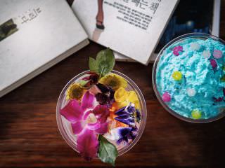 (从左至右)“花朵盛开的NEDO”、“闪耀星拿铁”