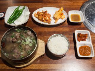 午餐菜单“排骨汤”