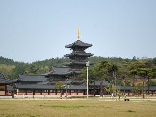 相传为代表百济的寺庙“陵寺”