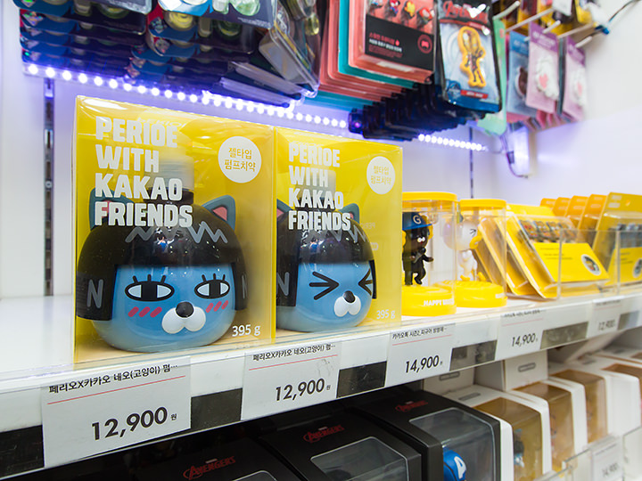 韩国人气形象“KAKAO FRIENDS”周边产品