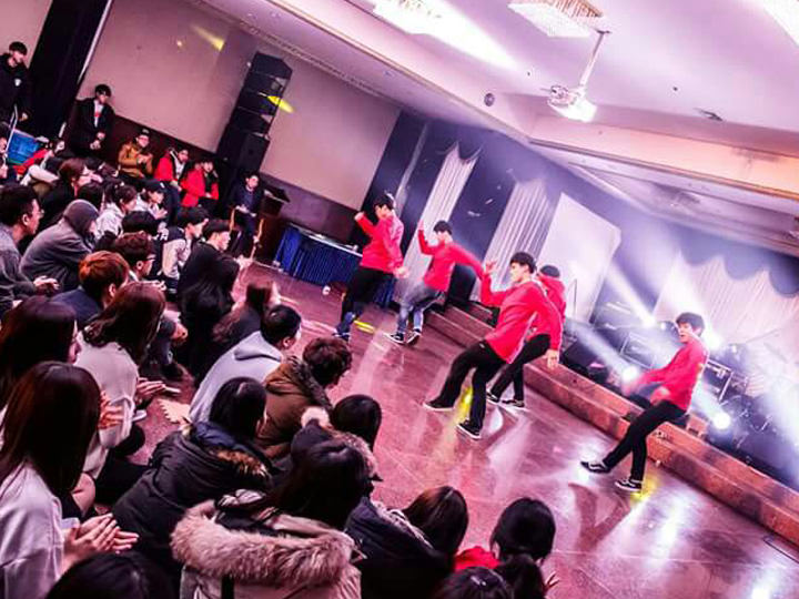 OT是由前辈组织的欢迎活动