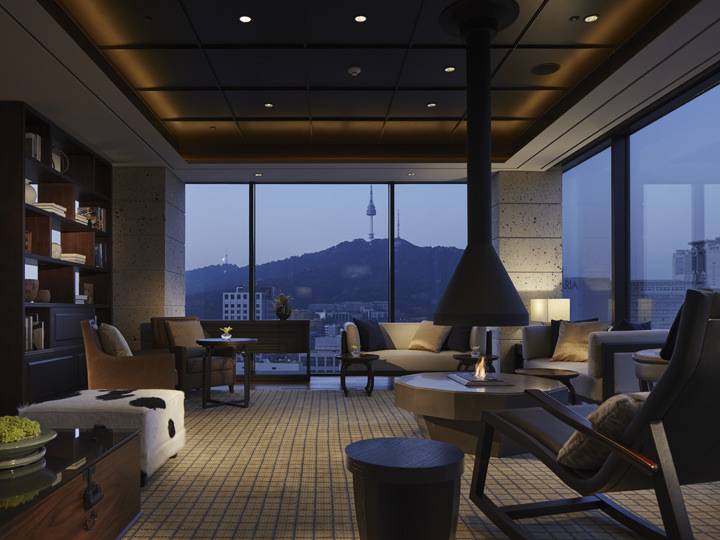 俯瞰首尔市的美景
(照片提供:首尔皇家酒店)