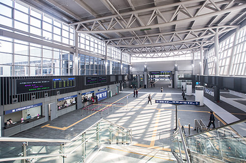 SRT水西站内部构造