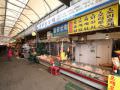 蔬菜、海产、肉类等商店密集