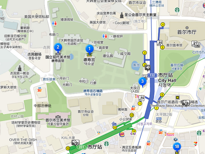 图片来自:韩巢地图截图