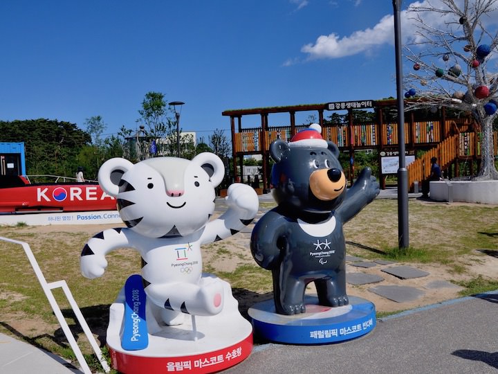 2018年平昌冬季奥会吉祥物白虎和冬季残奥会吉祥物黑熊