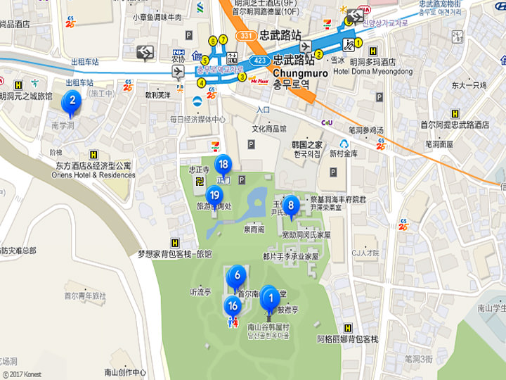 图片来自:韩巢地图