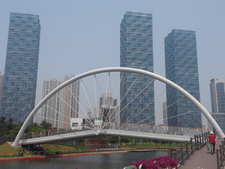 中央公园的大桥