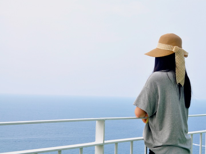 游轮酒店顶层观海