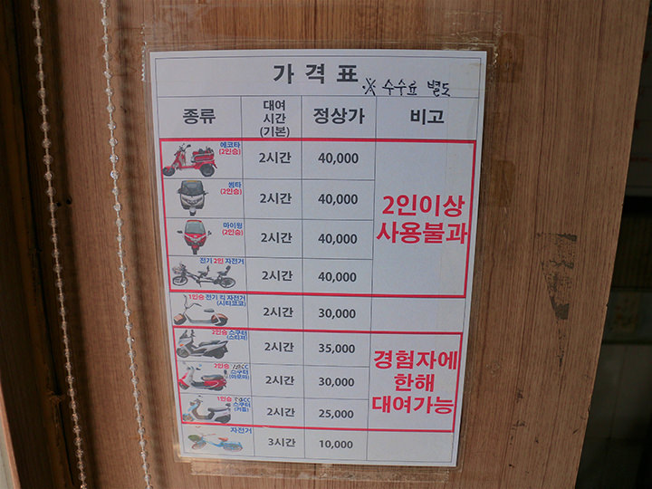 价目表(我们是随便进的一家 还请大家自行问价比价杀价喽)