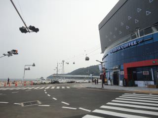 “松岛海上缆车”北侧乘车附近面貌