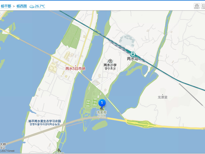 截图来自:韩巢地图