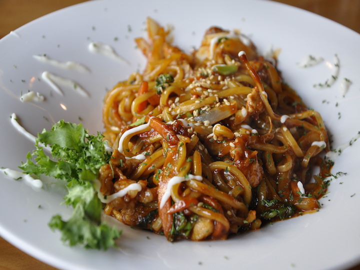 泡菜和意面的组合!