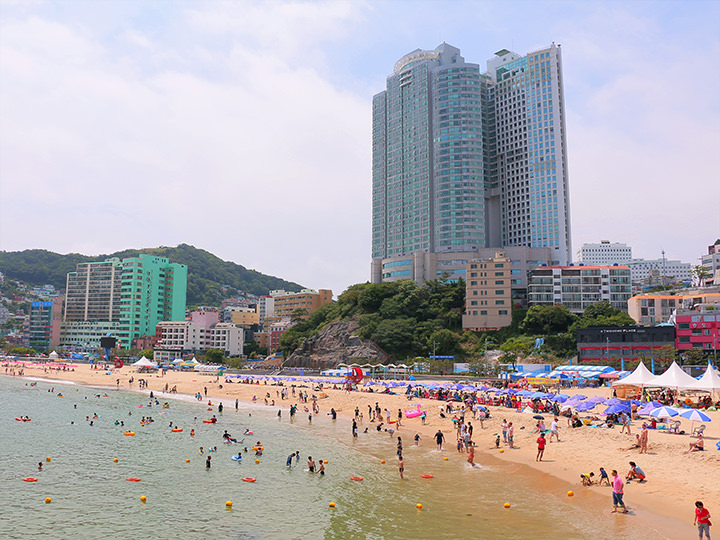 从天空步道望向海边的景色