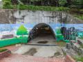 延世大学与新村世富兰偲医院地区的壁画隧道入口