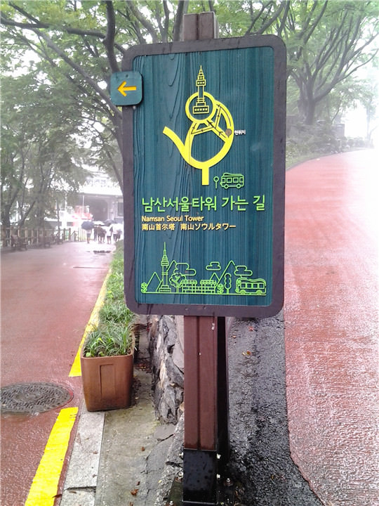 前往N首尔塔指标