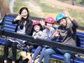 乘坐名为“SKYRIDE”的缆车，向110米高的出发点移动 ※照片提供：SKYLINE Luge 统营
